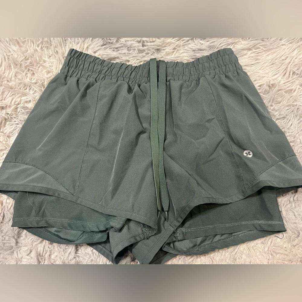 RBX green short with spandex size S